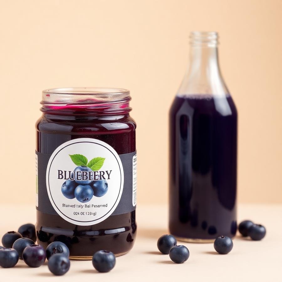 Geleneksel Yaban Mersini Reçeli — 280 g of Glowberry blueberries
